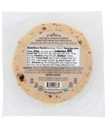 MIYOKOS CREAMERY Organic Seasonal Plant Based Cheese - 6.5 oz - Buy Online on GoSupps.com