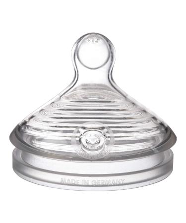 NUK Simply Natural Medium Flow Bottle Nipples 2 Pack - Buy Online on GoSupps.com