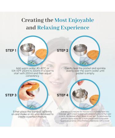 Premium Nuru Massage Gel Powder - 3 x 5g Sachets | Makes 500ml | Paraben & Glycerine Free | Made in Japan - Buy Online on GoSupps.com