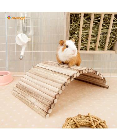 Niteangel Small Animal Climbing Suspension Bridge Ladder - Ideal for Hamsters, Gerbils, Mice, Rats, Guinea Pigs - 15.7'' x 7.8 - Buy Online on GoSupps.com