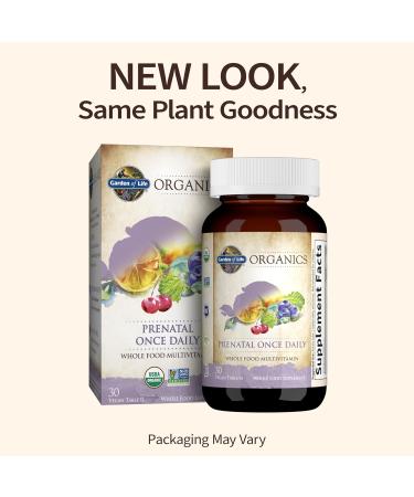 Garden of Life Organics Prenatal Vitamin Folate Energy Healthy Fetal Development Bundle with Minami Natural Prenatal DHA Omega 3 Fish Oil - Buy Online on GoSupps.com