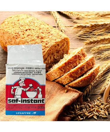 Bakery Yeast 500g Instant Dry Yeast Active High Ice Tolerance Bread Kitchen for Bread Making Fo - Buy Online on GoSupps.com