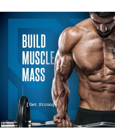 Siren Labs D1-T Strength Testosterone Booster - Mass Gainer with D-Aspartic Acid for Men | Anabolic Muscle Growth & Estrogen Suppression (120 Capsules - Buy Online on GoSupps.com