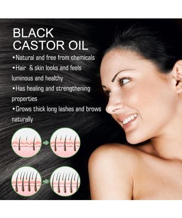 Organic Castor Oil for Eyelashes and Eyebrow Growth 30ML Cold Pressed Castor Oil for Hair Growth Nails & Skin Pure Naturals Cold Pressed Hair Growth Oil for Women Men - Buy Online on GoSupps.com