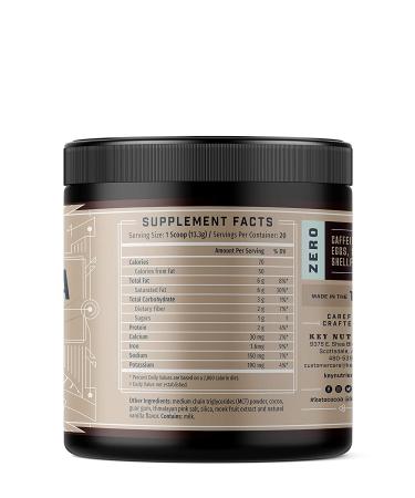 Key Nutrients Keto Cocoa Powder - 20 Servings Hot Chocolate Mix with MCT Oil | Low Carb & Gluten Free Keto Diet Supplement | Peptides Protein Powder Drink Mix - 9.4 Ounce - Buy Online on GoSupps.com