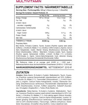 Evolabs Pre-Workout Focus Powder 221G | Boost Energy Pump & Focus with N-Acetyl-L-Cysteine Beta-Alanine & Guarana | International Shipping Available - Buy Online on GoSupps.com