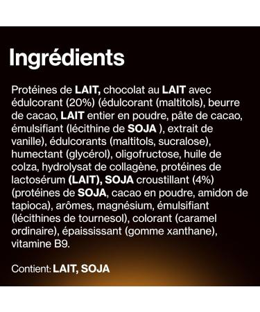 HiPRO Barre Prot in e Caramel 45g Riche en Prot ines Magn sium & Vitamine B9 - Pack de 12 - Buy Online on GoSupps.com