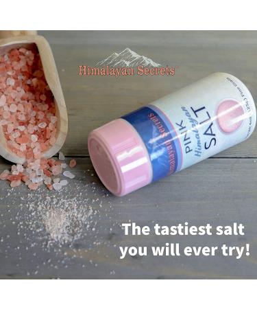 Pink Himalayan Cooking Salt - Kosher Certified Fine Grain Gourmet Salt 4oz Shaker - Packed with Minerals - Heart Healthy - 1 Pack - Buy Online on GoSupps.com