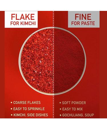 Taekyung Red Pepper Chilli Powder Coarse Flake 1.36kg/3lb - Halal Vegan Gluten Free for Kimchi - Buy Online on GoSupps.com