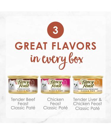 Purina Fancy Feast Gourmet Naturals in Gravy Adult Wet Cat Food - Chicken & Beef 8ct x 3 Pack - Buy Online on GoSupps.com