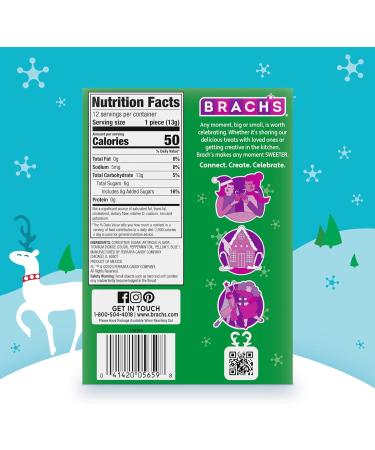 Brach's Bob's Wintergreen Candy Canes 150g - US Christmas Candy - Buy Online on GoSupps.com