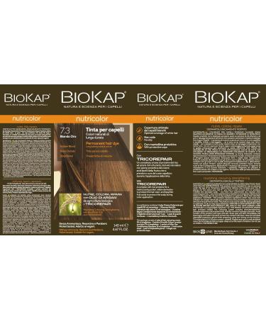 BIOKAP TINTE golden blond dye 140ml. soin con u pour une utilisation r guli re s int gre facilement dans une routine de tous les jours contenance 140 ml et est con u pour offrir un grand confort d - Buy Online on GoSupps.com