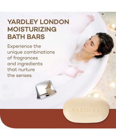 Yardley London Cocoa Butter Bath Soap Bar 4.0 oz - Moisturizing Formula with Pure Cocoa Shea Butter and Vitamin E - Buy Online on GoSupps.com