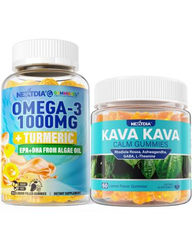 Nextdia Omega3 + Turmeric Kava Calm Gummies