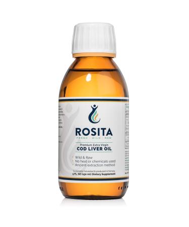 Rosita Extra Virgin Cod Liver Oil Liquid, 5 fl.oz. - Buy Online on GoSupps.com