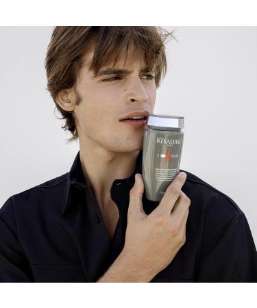 KERASTASE Genesis Homme Bain De Masse Shampoo For Men - Thickening & Strengthening Formula - 8.5 fl oz - Buy Online on GoSupps.com