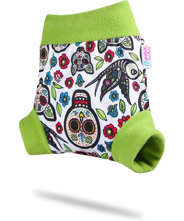 Petit Lulu Size M Washable Diaper Wrap | Mexican Skulls Print | Reusable Cloth Nappies - Buy Online on GoSupps.com