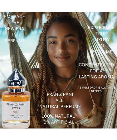 Frangipani Attar Absolute Essential Oil Perfume (Plumeria) 15 ml Vegan Clean Botanical Perfume Essence No Synthetics! All-Natural Alcohol-Free Cruelty-Free Phthalate-Free Paraben-Free Gluten-Free - Buy Online on GoSupps.com