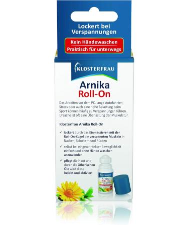 Klosterfrau Arnica Roll-On (Pack of 2) | Relieves Tension & Muscle Pain | 2 x 50 ml - Ideal for Relaxation & Massage - Buy Online on GoSupps.com