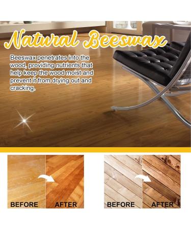 Furniture Beeswax Polish 80g Portable Wood Furniture Cleaner Polish | Flexible Beeswax Furniture Polish Restorer Furniture Cleaner and Polish for Wood Doors Chairs Floors Besreey - Buy Online on GoSupps.com