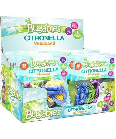 Bugables Citronella Scented Coil Wristbands - Reusable and Resealable - One Size Fits All - Pack of 10 - Buy Online on GoSupps.com