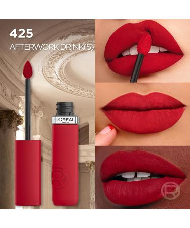 L'Or al Paris LOr al Paris Infaillible Matte Resistance lipstick 425 Afterwork Drinks Longlasting liquid lipstick with a matte finish 5ml Does not fade or transfer With hyaluronic acid - Buy Online on GoSupps.com