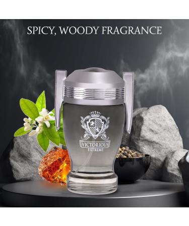 Victorious Extreme for Men Eau De Toilette - Formulated Using the Finest Prime Ingredients - Fruity Salty Fragrance - Black pepper & Fresh Orange Blossom - Packaged in a 100% Recycled Paper - Buy Online on GoSupps.com