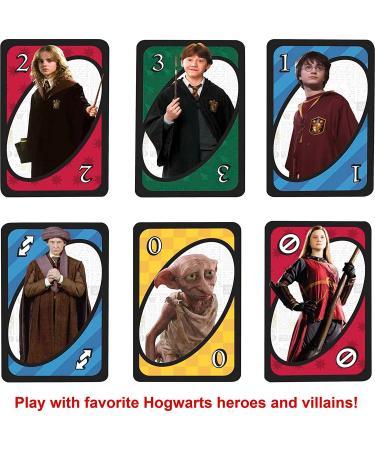 Harry Potter UNO Card Game - Movie-Themed Collector's Deck of 112 Cards with Hogwarts Characters - Perfect Gift for Fans, Ages 7 & Up - Multicolor - Buy Online on GoSupps.com