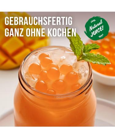 Buy Inspire Food Bubble Tea Pearl Set - 4-Pack Popping Boba | 100% Vegan & Gluten-Free | Strawberry Mango Green Apple Blueberry | 400g Tapioca Pearls - Buy Online on GoSupps.com