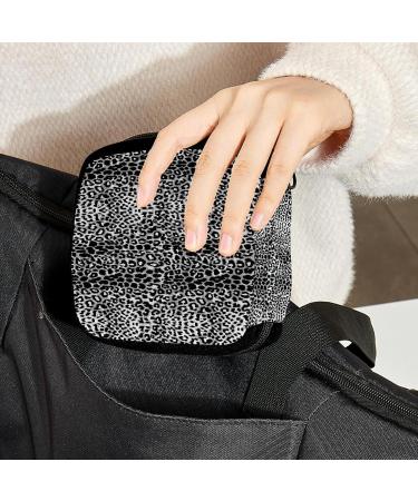 Leopard Print Period Bag | Sanitary Napkin Storage & Makeup Pouch - Color3191 - Buy Online on GoSupps.com
