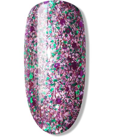 Bluesky Christmas Kids Nail Varnish Bauble Christmas Tree Pink Multicolour Glitter. Easy Peel-off Non-Toxic Water- based Odour-free Nail Polish for Kids 5ml - Buy Online on GoSupps.com