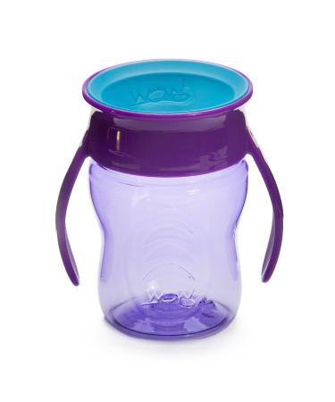 Wow Cup for Baby 360 Trainer Sippy Cup  Purple  7 oz / 207 ml