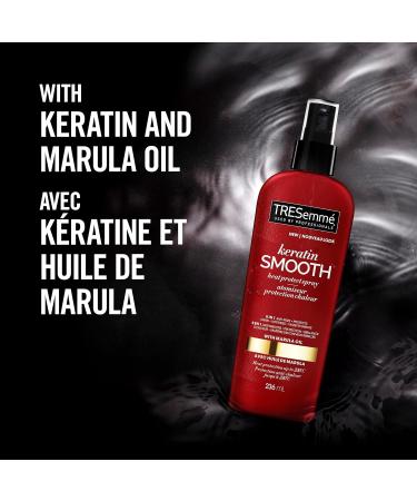 TRESemm Keratin Smooth Heat Protect Spray for silky smooth hair Marula Oil anti-frizz and detangling heat protection spray 236 ml - Buy Online on GoSupps.com