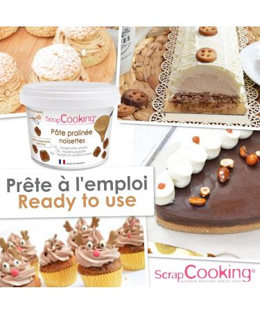 ScrapCooking - P te de Pralin Noisettes 200g - Ingr dient pour P tisseries G teaux Desserts Macarons Entremets Cakes Glaces Paris Brest - Pot de Pralin Pr t l emploi - 4510 - Buy Online on GoSupps.com