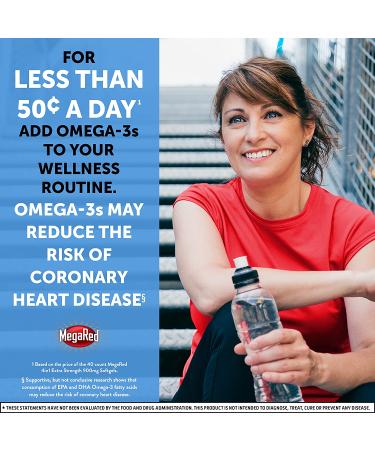 Schiff MegaRed Advanced 4-in-1 Omega-3s Extra Strength 900 mg - 40 Softgels - Buy Online on GoSupps.com