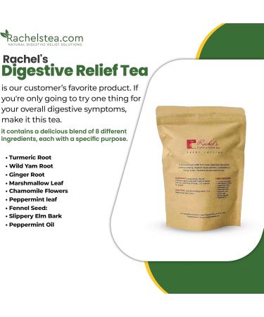 Rachel's Tea and Candida Support: 30 Day Supply Turmeric Wild Yam Ginger Peppermint Fennel Slippery Elm + Candida Support Capsules - Buy Online on GoSupps.com