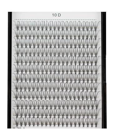 Bodermincer 240 Bundles D Curl 10D 0.1mm Individual Eyelash Extensions - Natural Cluster Lashes (8mm) for International Shipping - Buy Online on GoSupps.com