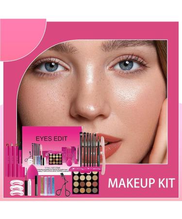 Eye Makeup Kit - Eye Makeup Set for Girls | Eyeshadow Waterproof Mascara Eyelash Curler and More for Women - Buy Online on GoSupps.com