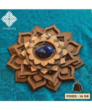 Buy Lapis Lazuli Esoteric Oracle Pendulum for Radiesthesia - International Shipping Available - Buy Online on GoSupps.com