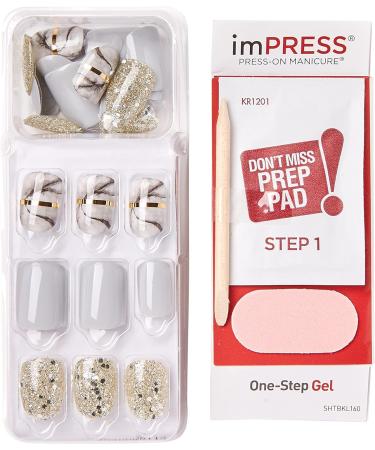 KISS imPRESS"Yeah Boy" Short Length Press-On Manicure Nails - Buy Online on GoSupps.com