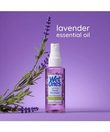 Wet Ones Hydrating Hand Sanitizer Mist Lavender Scent 1.95oz - Pack of 3 | Travel Size - Buy Online on GoSupps.com