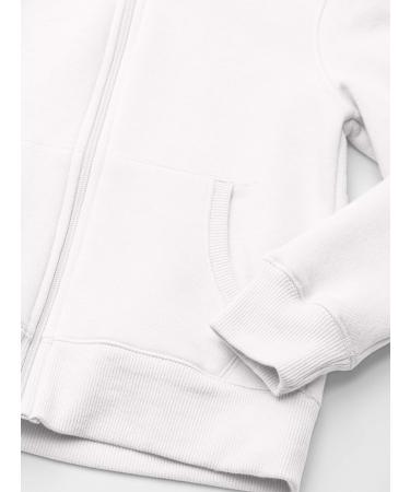 Amazon Essentials Boys' & Toddlers' Fleece Zip-Up Hoodie Sweatshirt - White, 5 Years - Buy Online on GoSupps.com