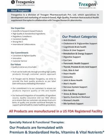 Trexgenics Platelet Support with Carica Papaya, Giloy, Iron, Vitamin B6, B12, C & D3 - 60 Veg Capsules - Buy Online on GoSupps.com
