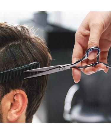 ULG Professional 6.5 inch Hair Cutting Scissors - Japanese Stainless Steel Razor Edge Barber Shears for Salon - Hand Sharpened Blue - Buy Online on GoSupps.com