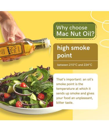 Pure Cold Pressed Macadamia Nut Oil - 8.5 fl oz | Non GMO, Vegan, Keto & Gluten Free Cooking Oil - Buy Online on GoSupps.com