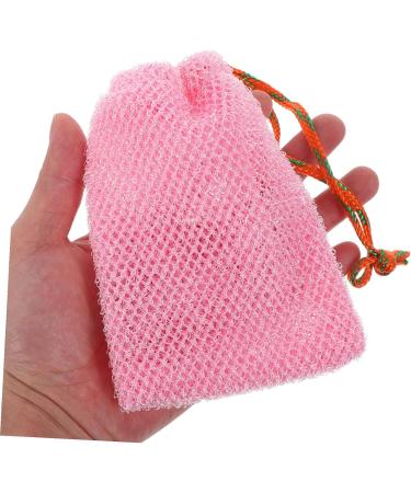 HONITANO 4 Piece Exfoliating Soap Pouches with NonSlip Grip Foam Reinforcing Mesh Bags with Drawstring for Body Face Quick Drying for Bath Use - Buy Online on GoSupps.com