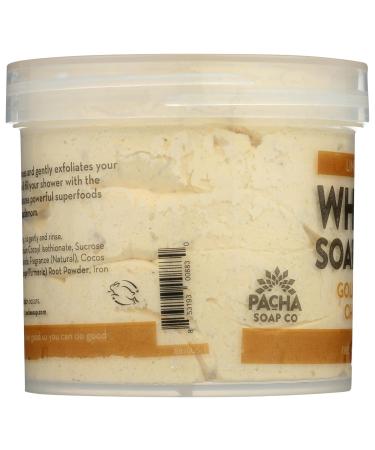 PACHA SOAP Golden Chai Whipped Soap & Scrub - Luxurious 10 OZ Exfoliating Body Care | Natural Ingredients - Buy Online on GoSupps.com