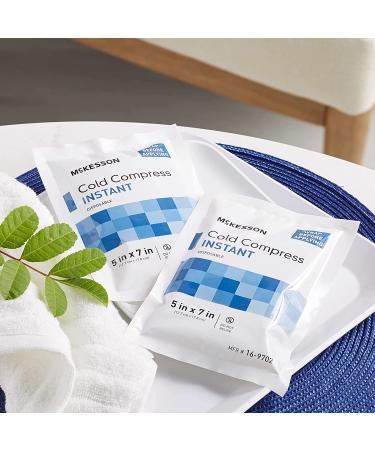 McKesson Cold Compress Instant Cold Pack 5 x 7 Disposable - 24 Packs - Buy Online on GoSupps.com
