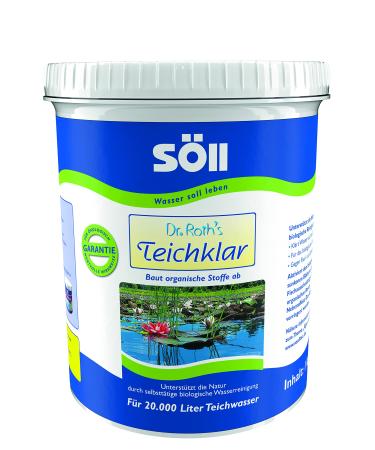 S ll 80382 Dr.Roth's pond clear microbiological pond cleaning and algae prophylaxis 3 kg - pollutant -reducing microorganisms for natural water declaration in the pond SchwieMenich Fischteich 3 kg for 60 000 liters single - Buy Online on GoSupps.com