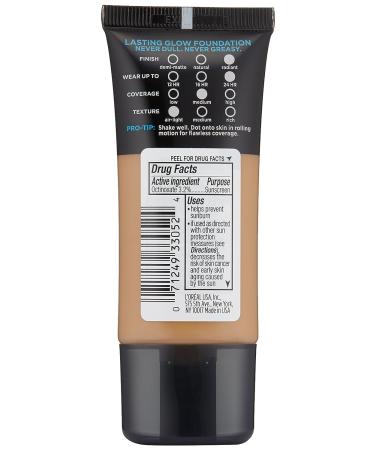 L'Or al Paris Infallible Pro-Glow Foundation 1 fl. oz. - Caramel Beige - Buy Online on GoSupps.com